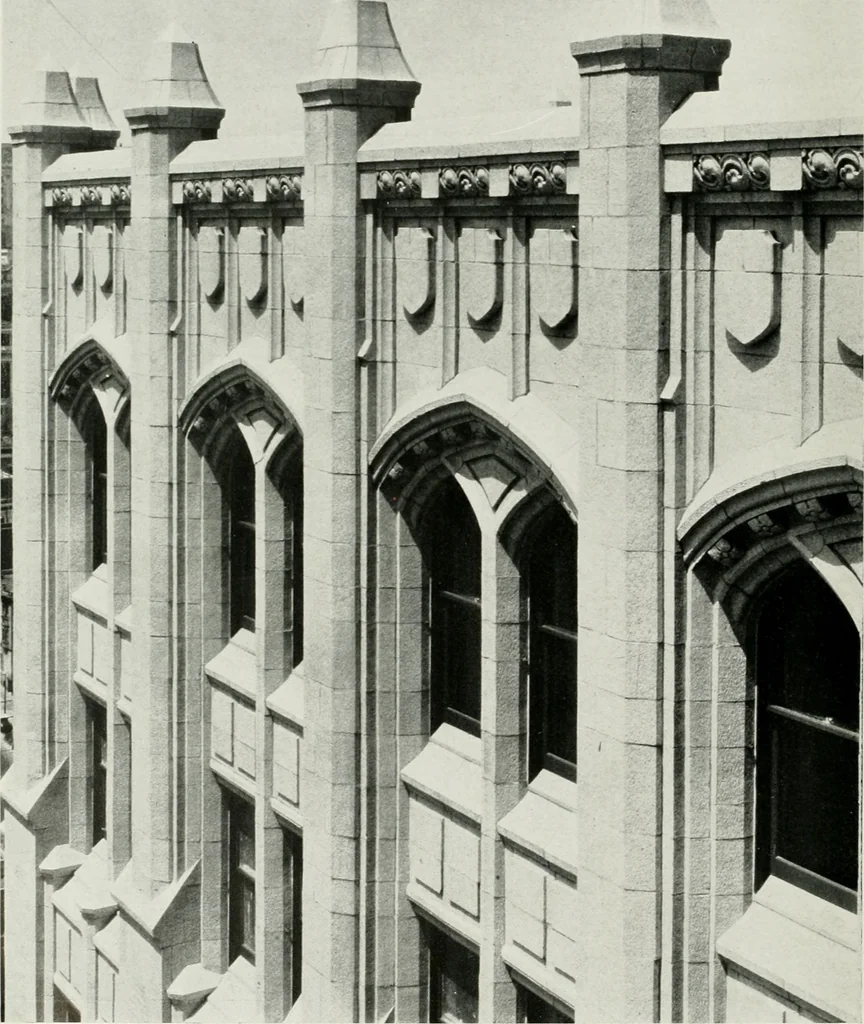 An illustration from Architect and engineer, 1905, leaf 441