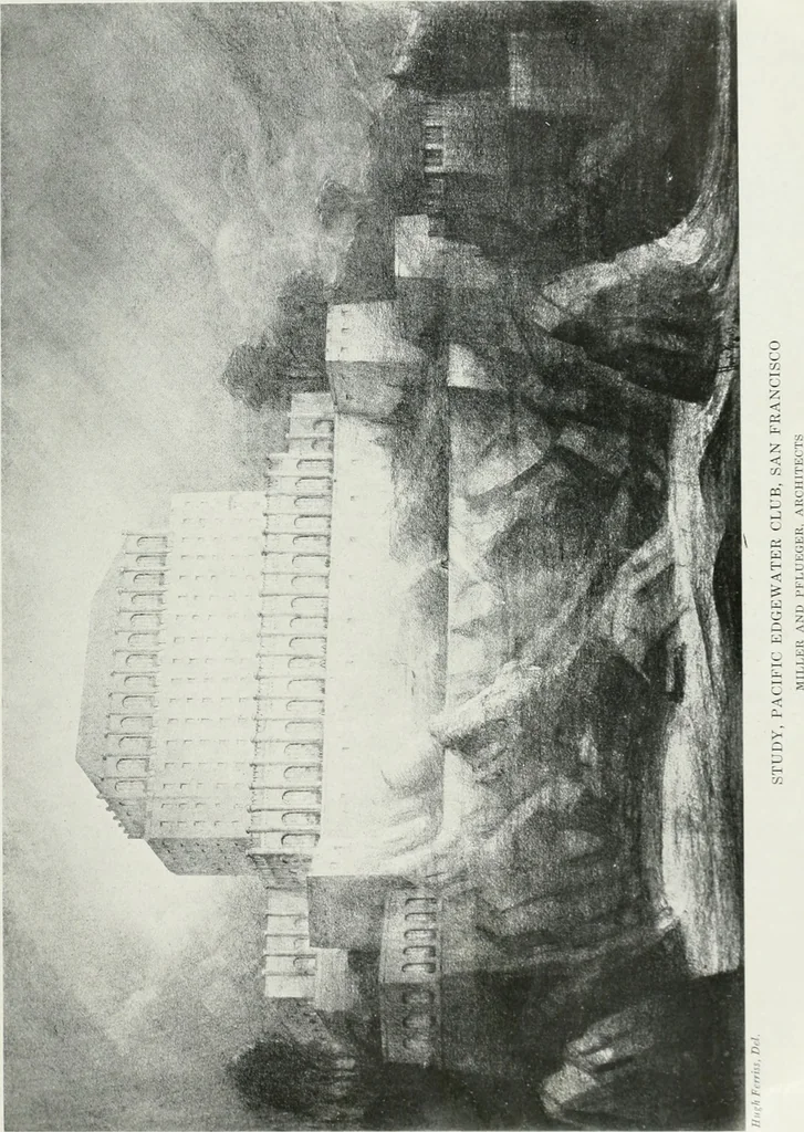 An illustration from Architect and engineer, 1905, leaf 444