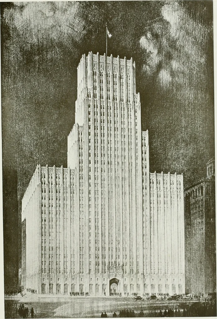 An illustration from Architect and engineer, 1905, leaf 458