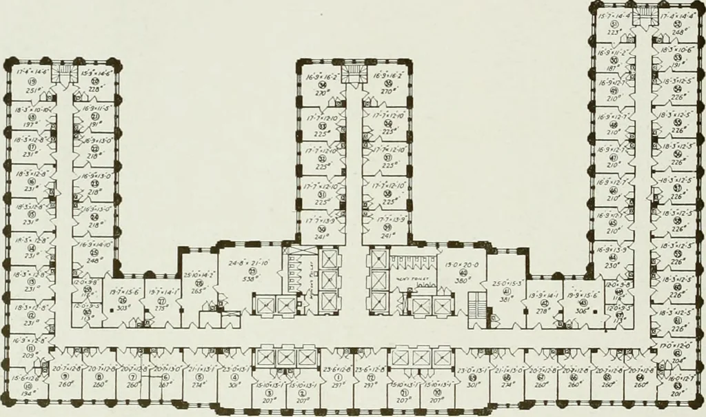 An illustration from Architect and engineer, 1905, leaf 459
