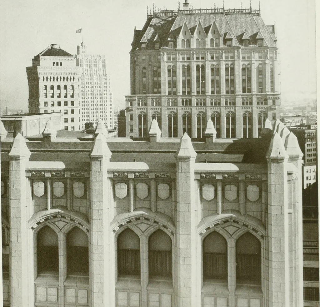An illustration from Architect and engineer, 1905, leaf 470