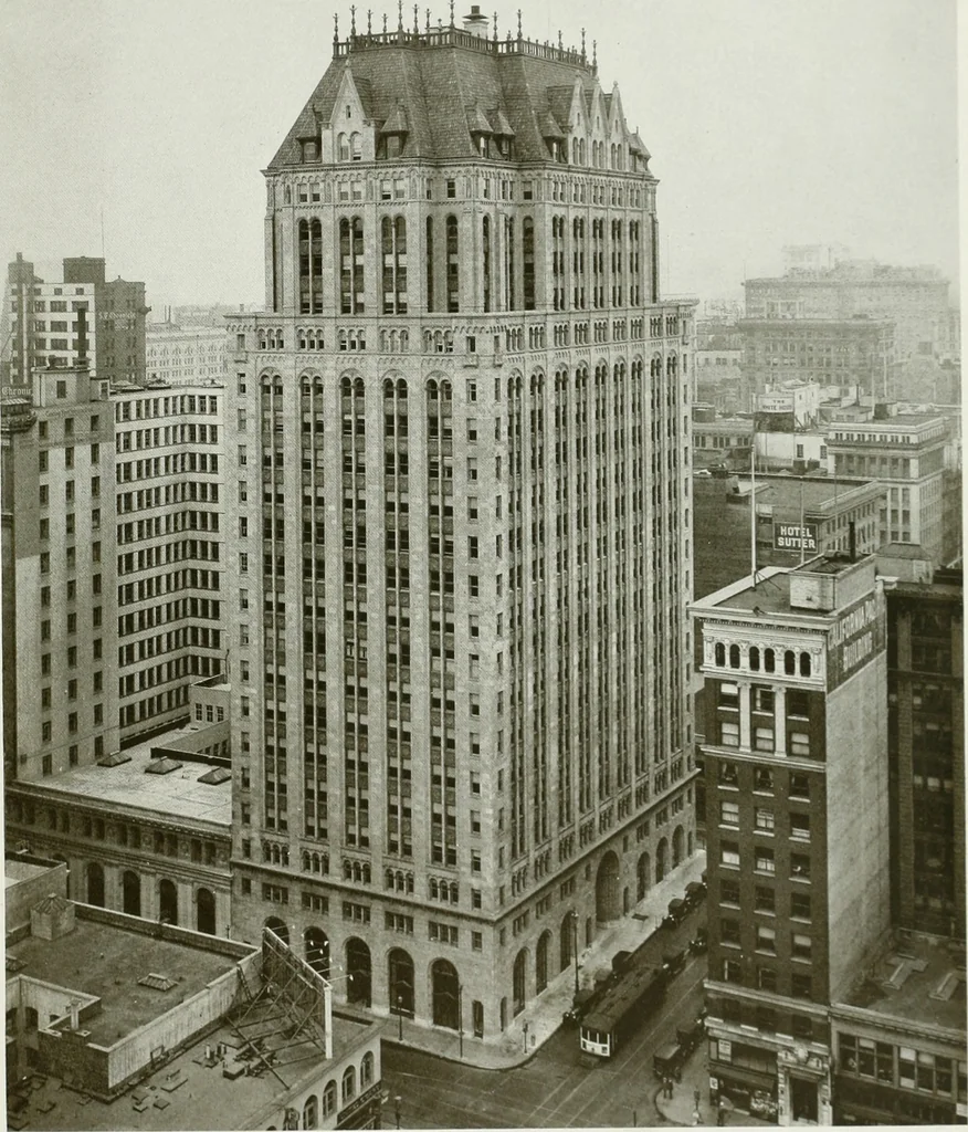 An illustration from Architect and engineer, 1905, leaf 474