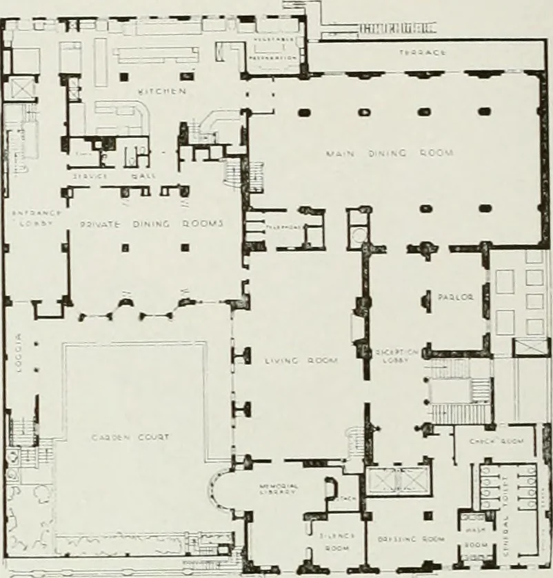 An illustration from Architect and engineer, 1905, leaf 51