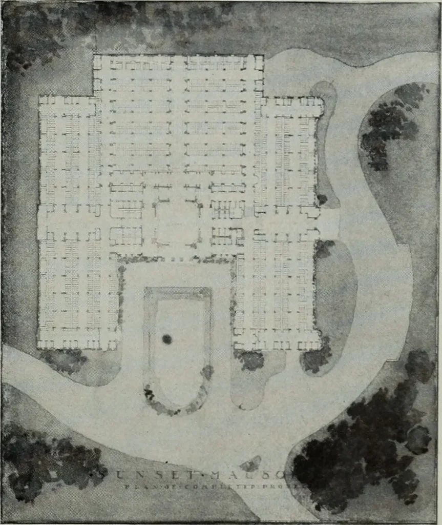 An illustration from Architect and engineer, 1905, leaf 110