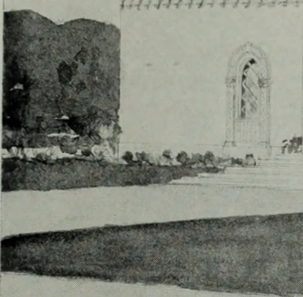 An illustration from Architect and engineer, 1905, leaf 114
