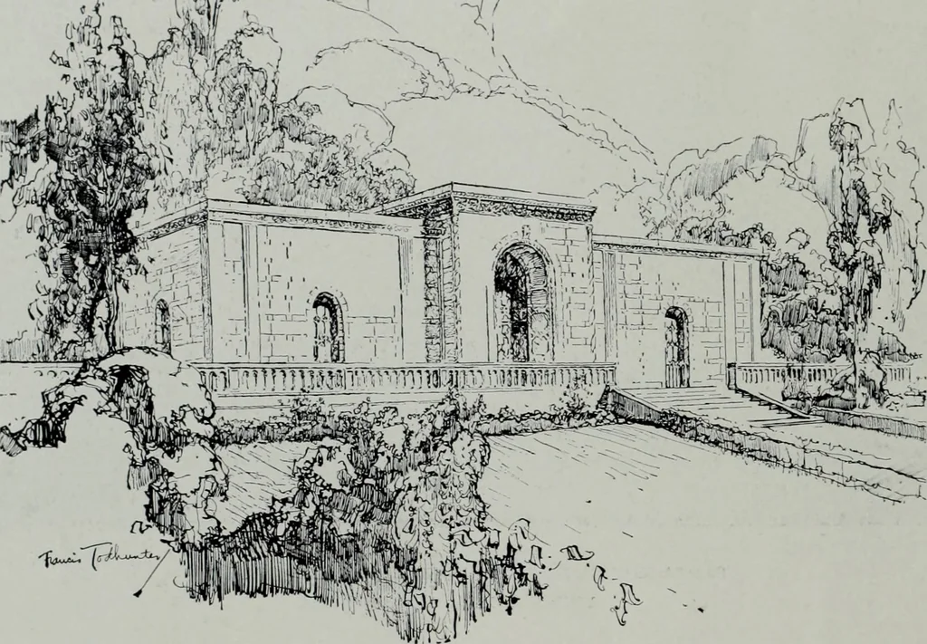 An illustration from Architect and engineer, 1905, leaf 115