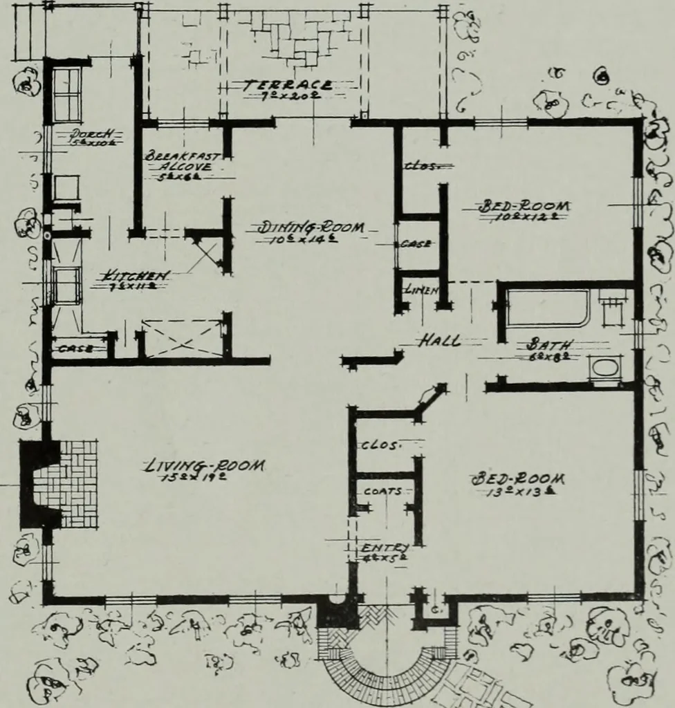 An illustration from Architect and engineer, 1905, leaf 130