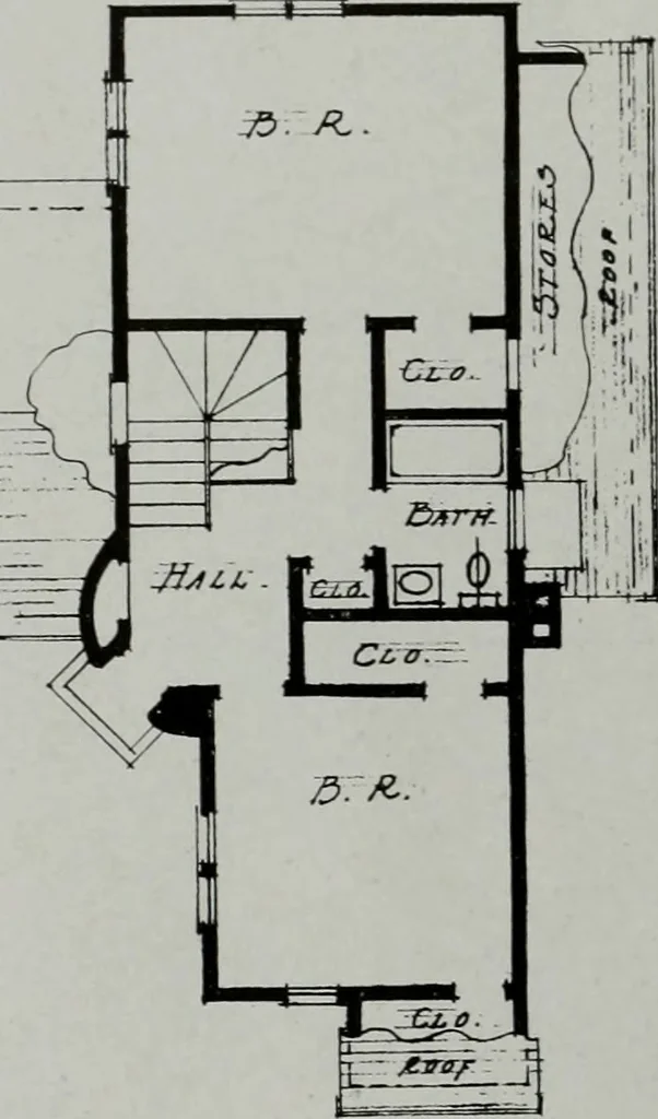 An illustration from Architect and engineer, 1905, leaf 153