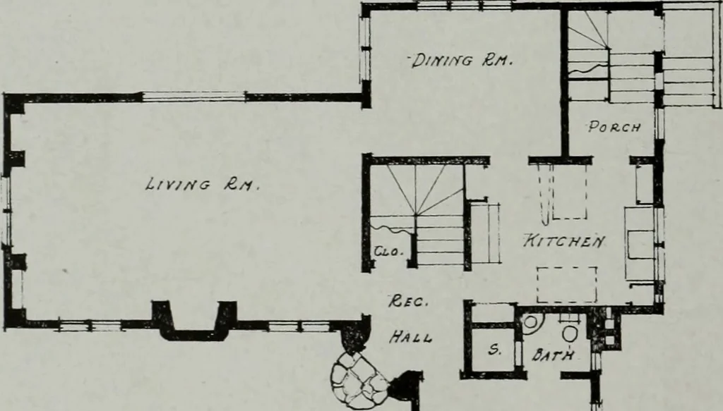 An illustration from Architect and engineer, 1905, leaf 153