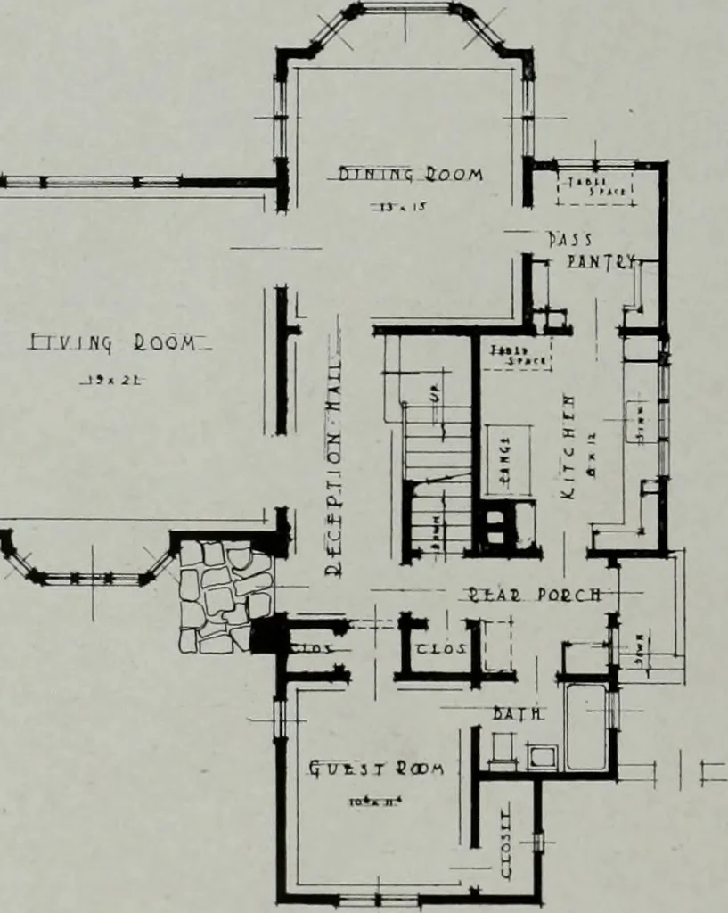 An illustration from Architect and engineer, 1905, leaf 155