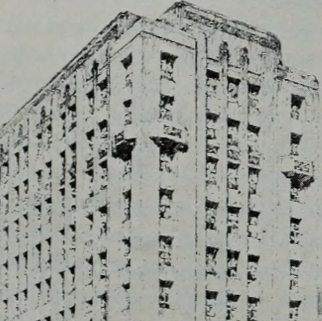 An illustration from Architect and engineer, 1905, leaf 173
