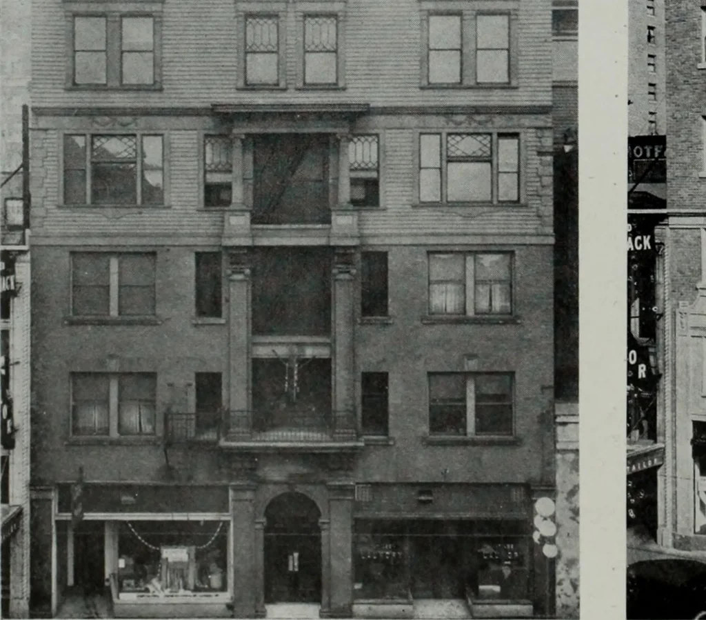 An illustration from Architect and engineer, 1905, leaf 195