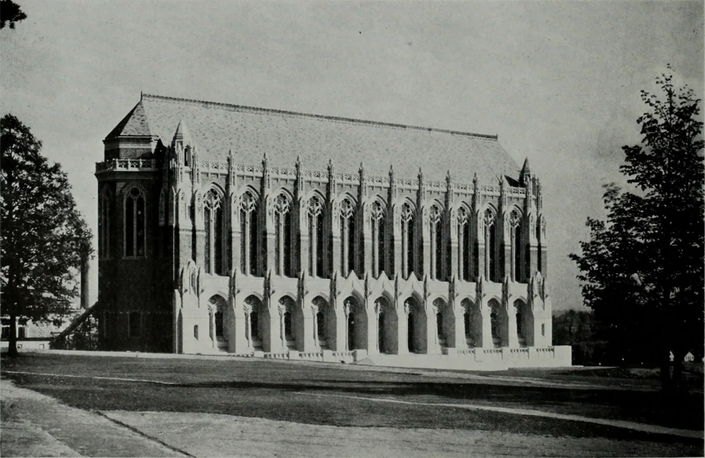 An illustration from Architect and engineer, 1905, leaf 199