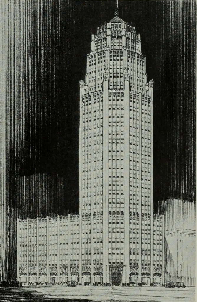 An illustration from Architect and engineer, 1905, leaf 284