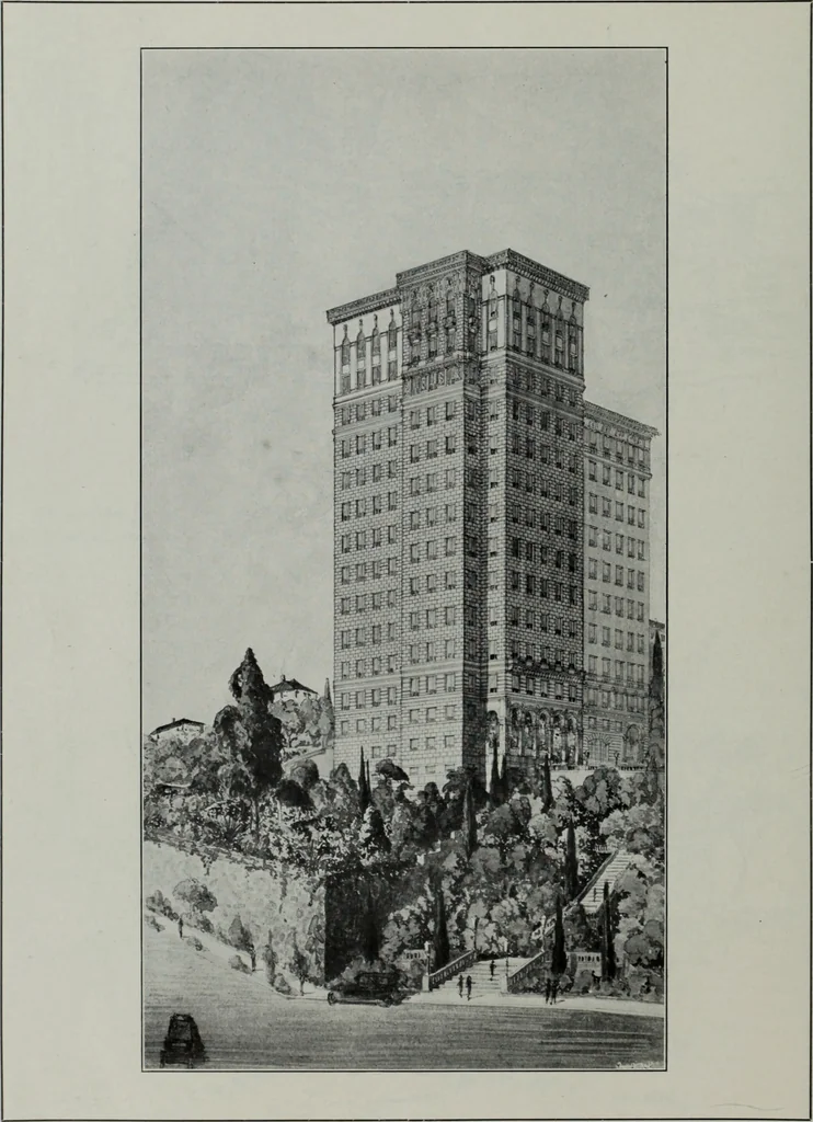 An illustration from Architect and engineer, 1905, leaf 301