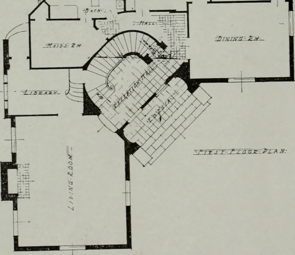 An illustration from Architect and engineer, 1905, leaf 327