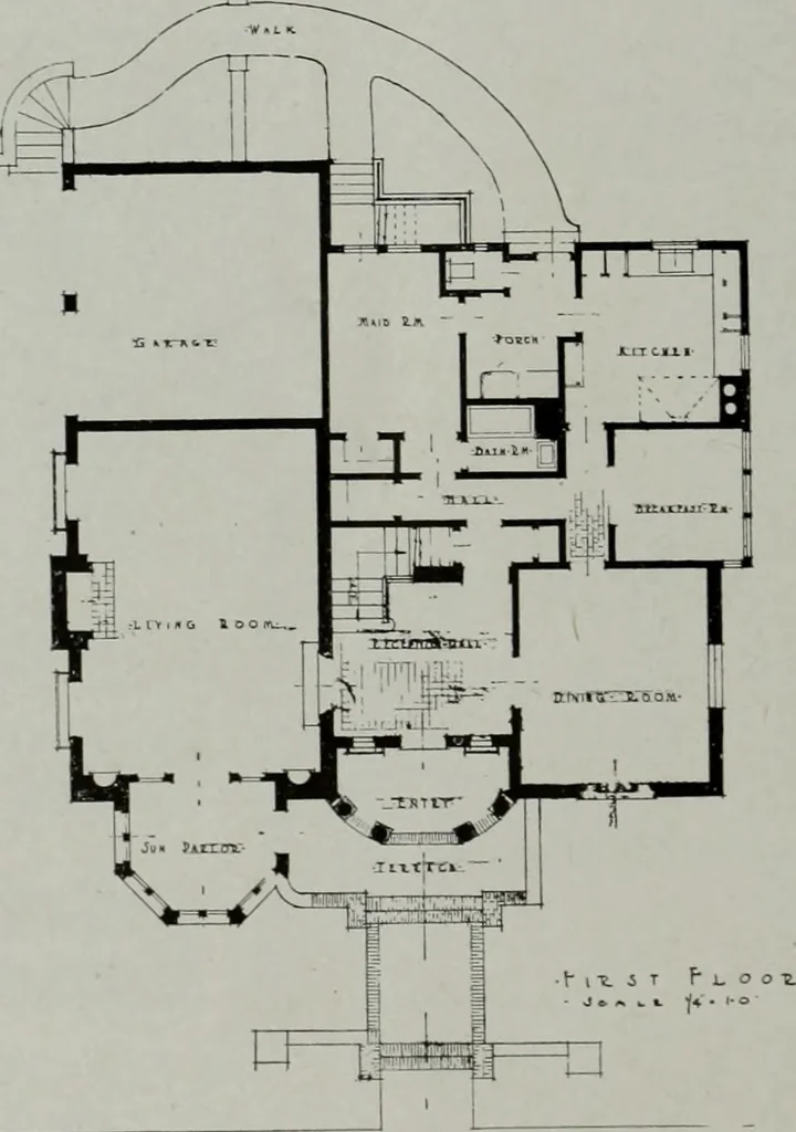An illustration from Architect and engineer, 1905, leaf 333