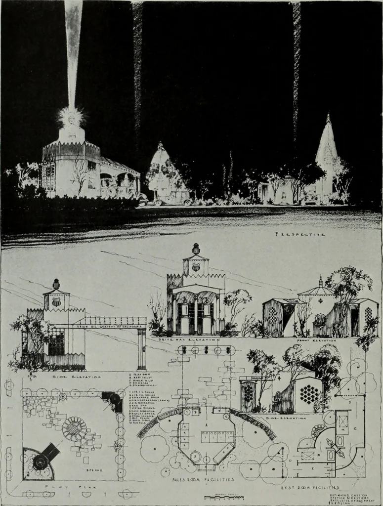 An illustration from Architect and engineer, 1905, leaf 345