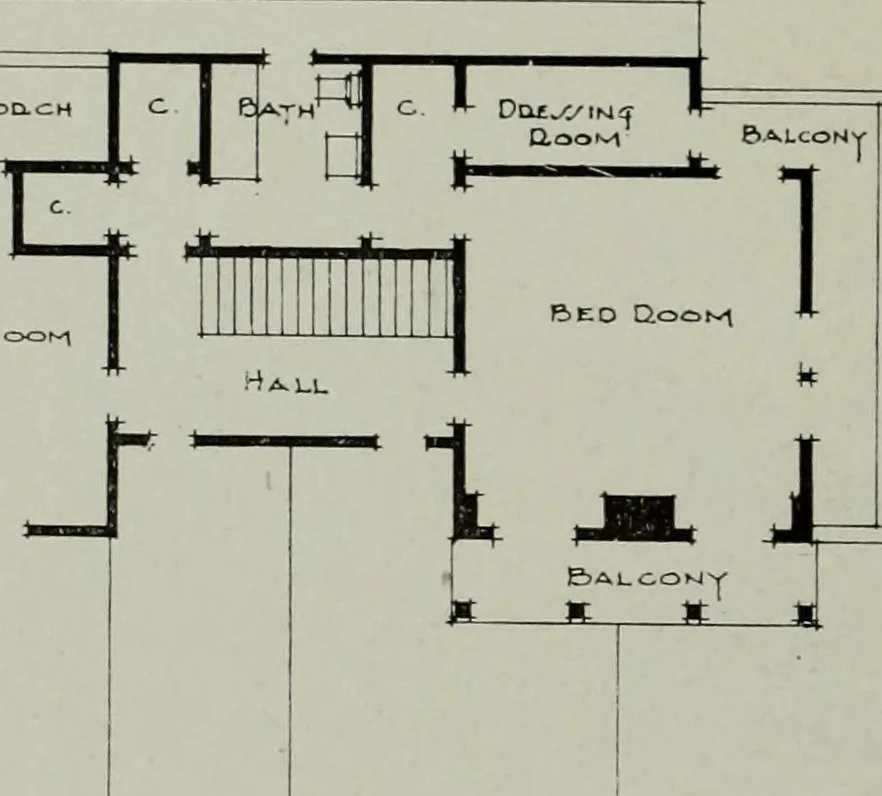 An illustration from Architect and engineer, 1905, leaf 433