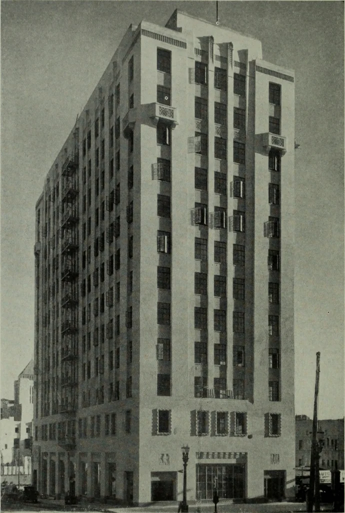 An illustration from Architect and engineer, 1905, leaf 455