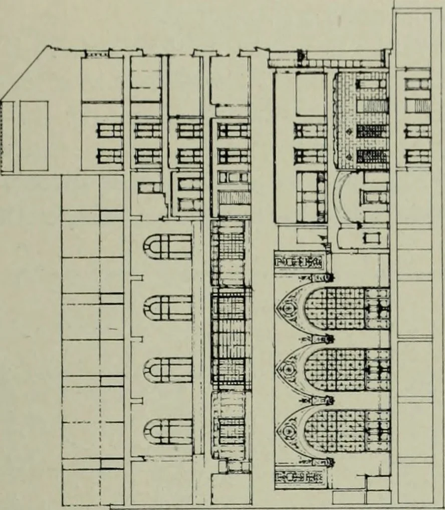 An illustration from Architect and engineer, 1905, leaf 470