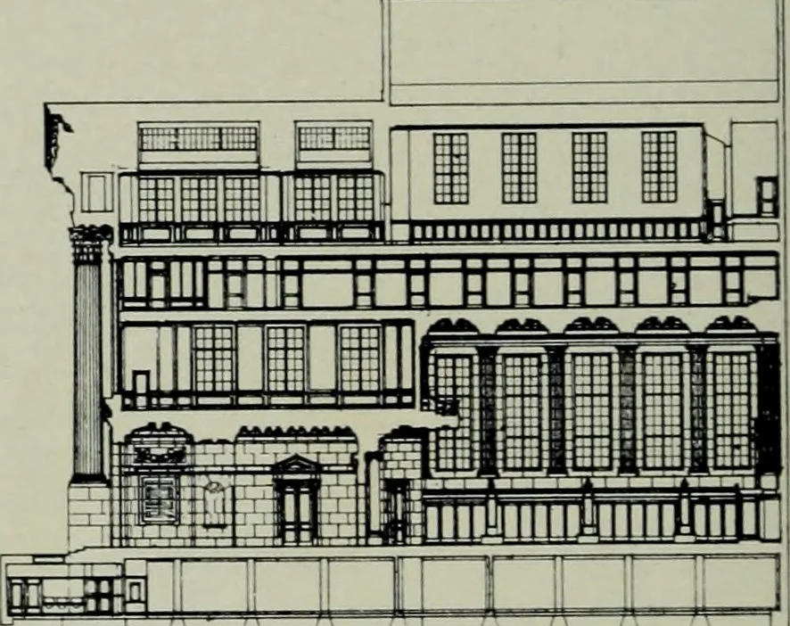 An illustration from Architect and engineer, 1905, leaf 471