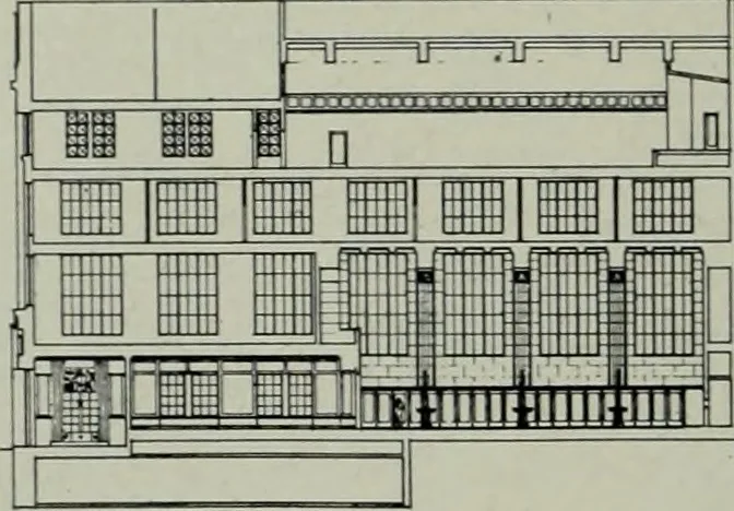 An illustration from Architect and engineer, 1905, leaf 477