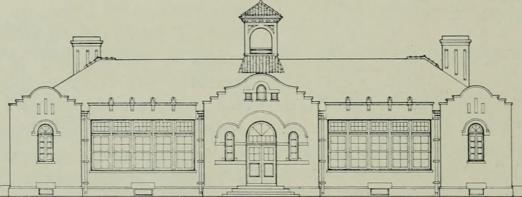 An illustration from Architect and engineer, 1905, leaf 491