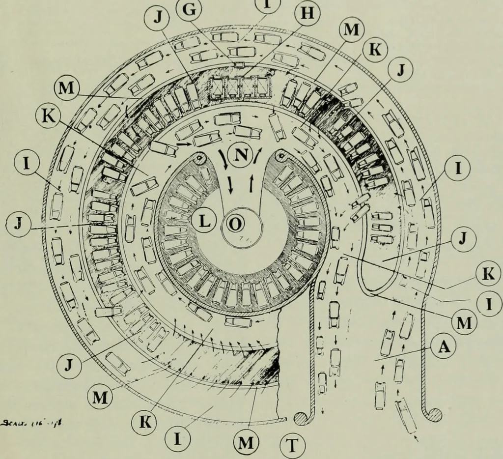 An illustration from Architect and engineer, 1905, leaf 532