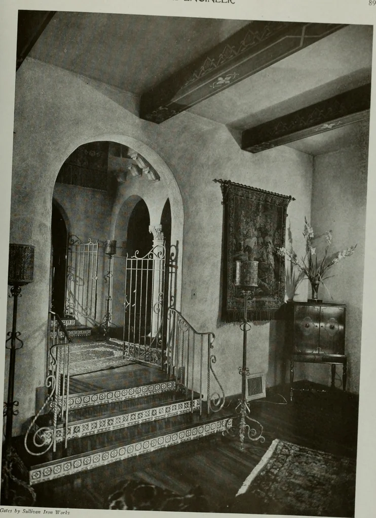 An illustration from Architect and engineer, 1905, leaf 64