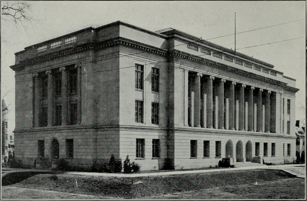 An illustration from Architect and engineer, 1905, leaf 97