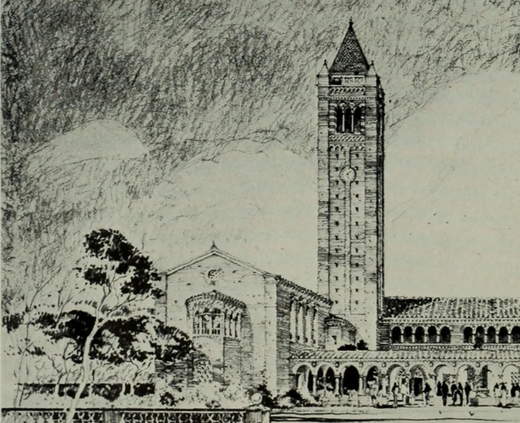 An illustration from Architect and engineer, 1905, leaf 119