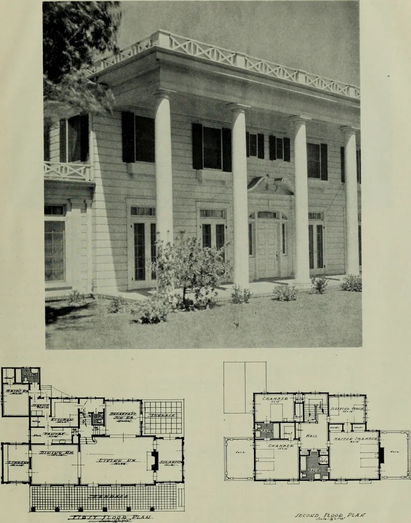 An illustration from Architect and engineer, 1905, leaf 12