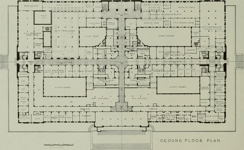 An illustration from Architect and engineer, 1905, leaf 141