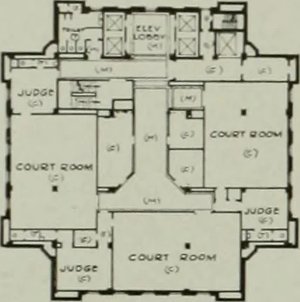 An illustration from Architect and engineer, 1905, leaf 143
