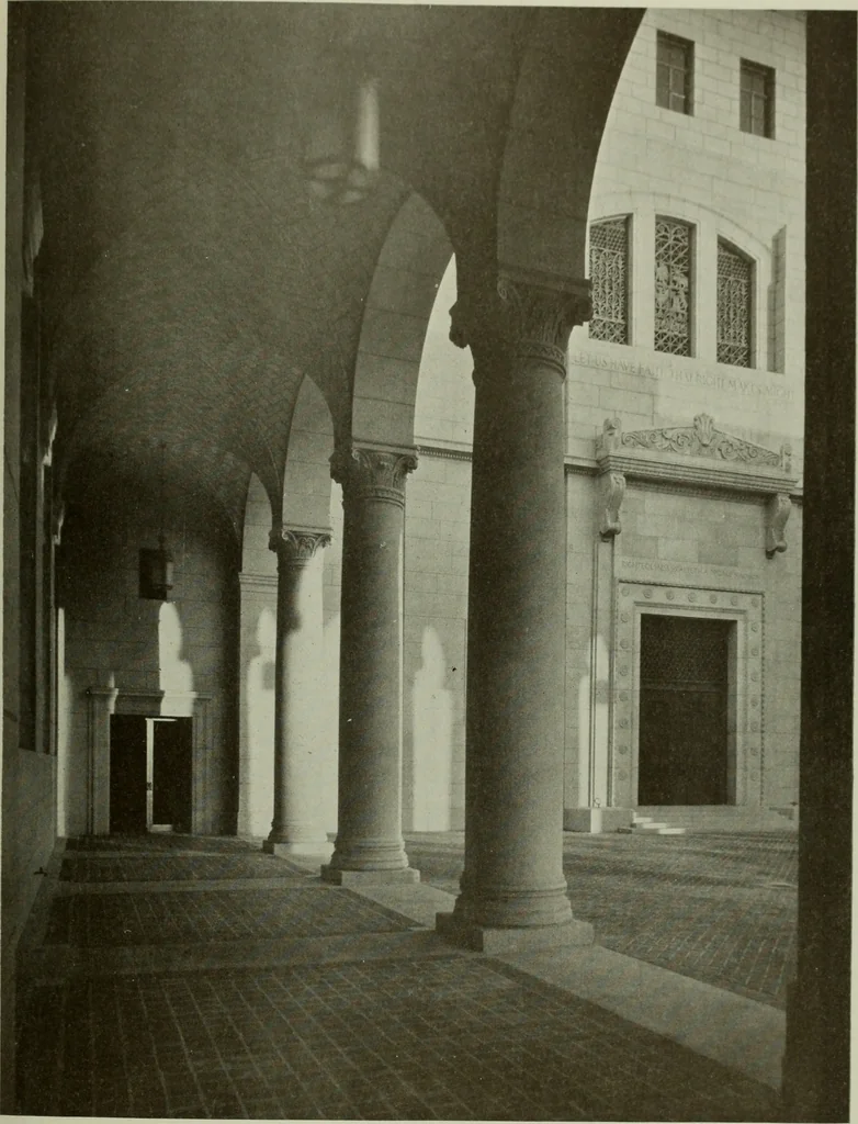 An illustration from Architect and engineer, 1905, leaf 144