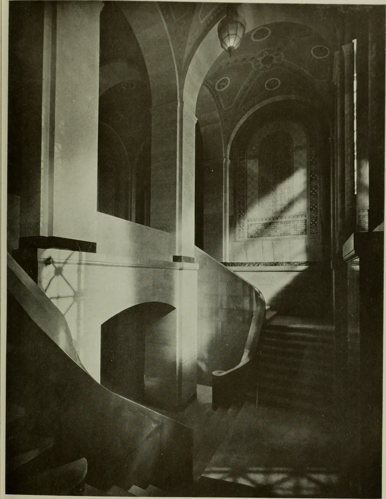 An illustration from Architect and engineer, 1905, leaf 150
