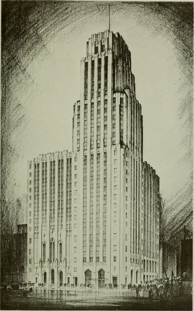 An illustration from Architect and engineer, 1905, leaf 164