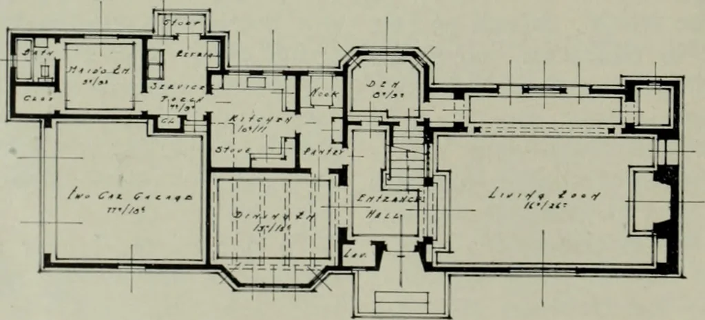 An illustration from Architect and engineer, 1905, leaf 17