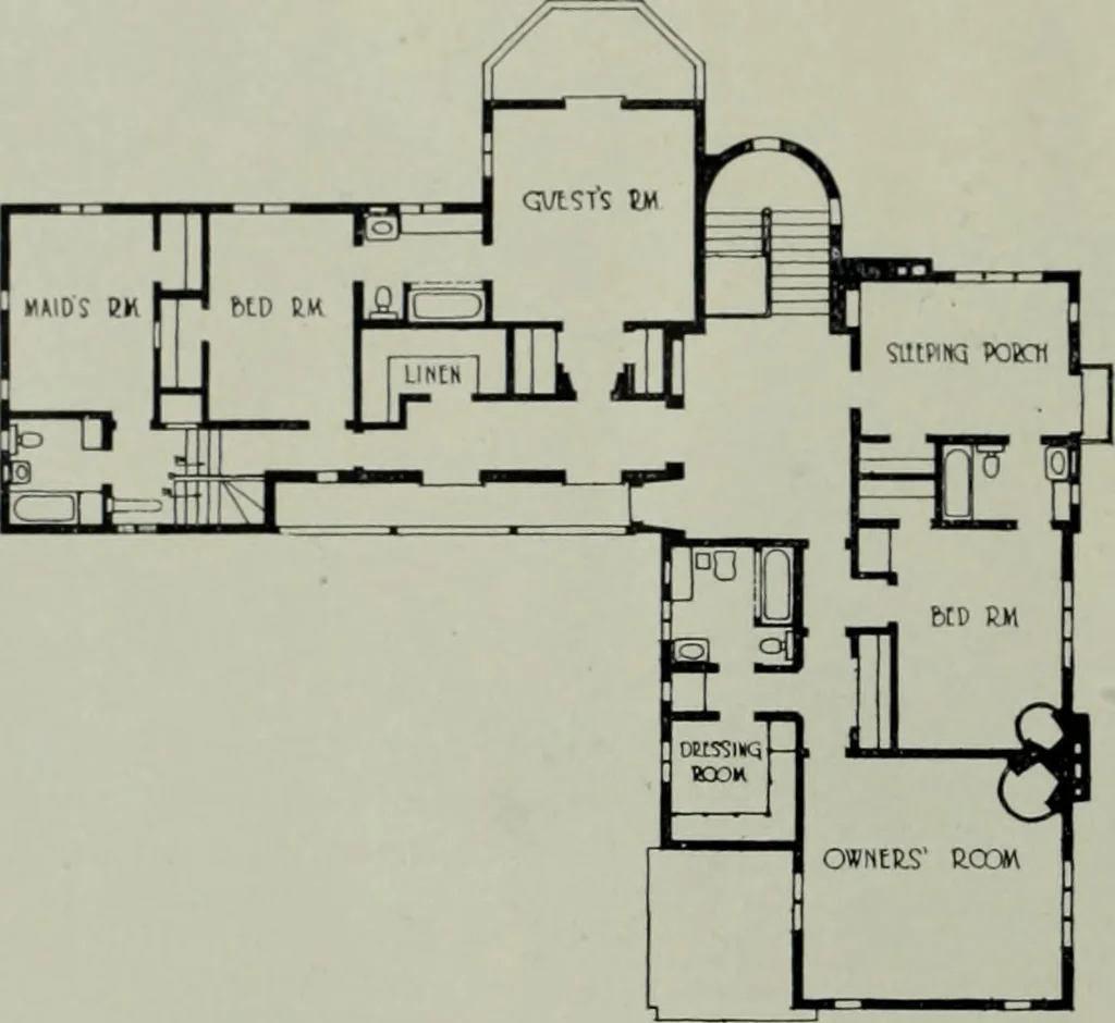 An illustration from Architect and engineer, 1905, leaf 19