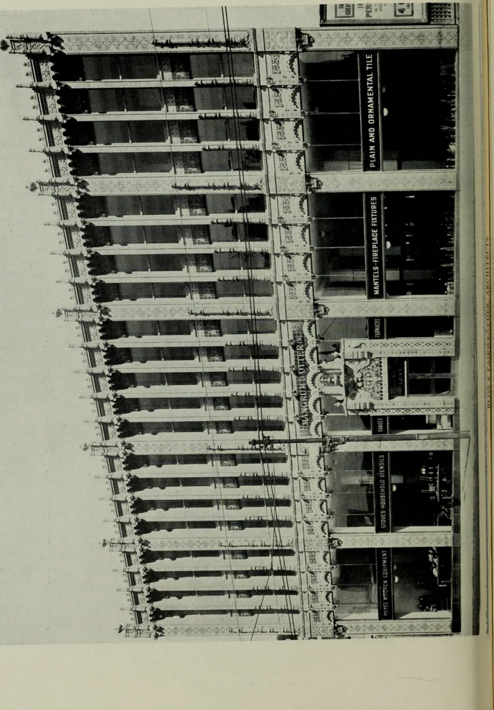 An illustration from Architect and engineer, 1905, leaf 211