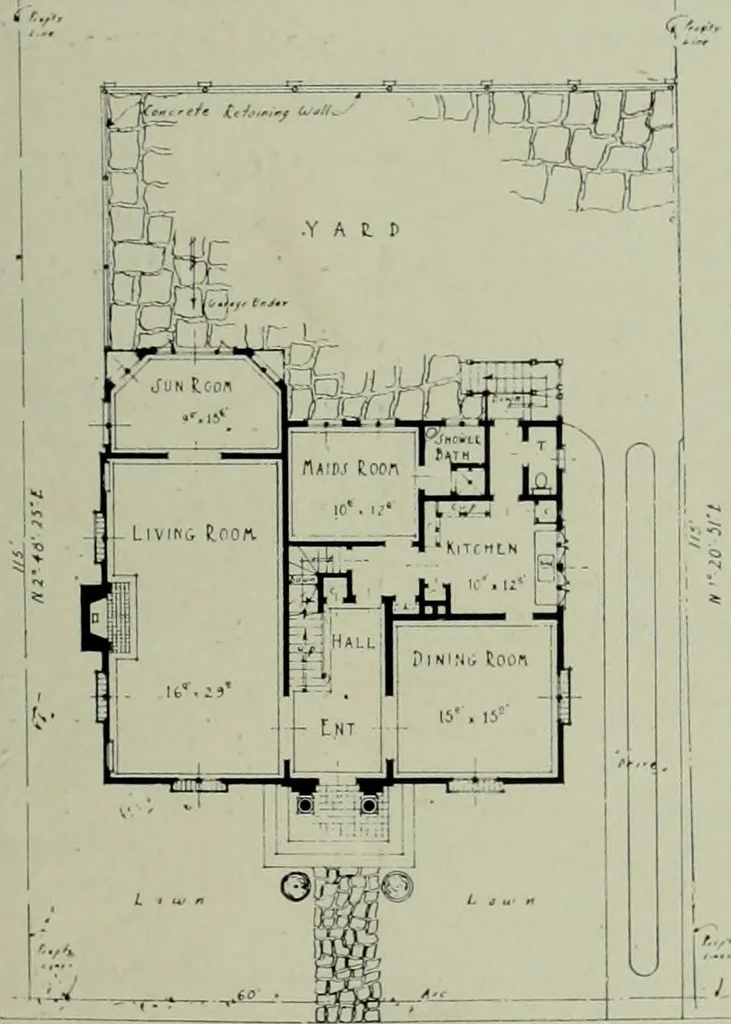 An illustration from Architect and engineer, 1905, leaf 218