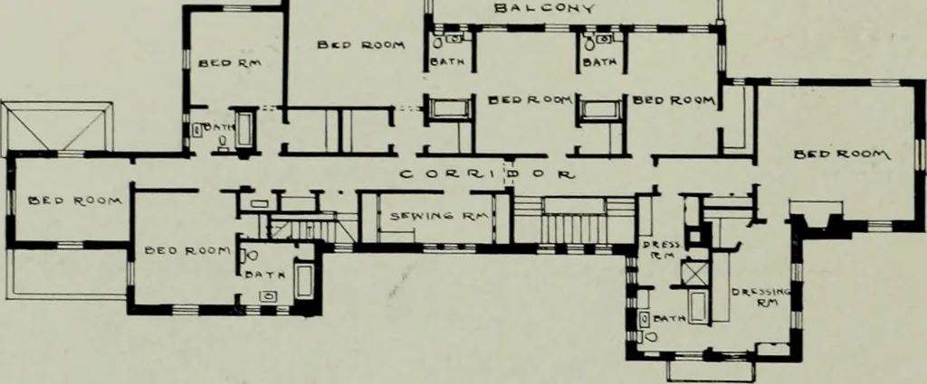 An illustration from Architect and engineer, 1905, leaf 221