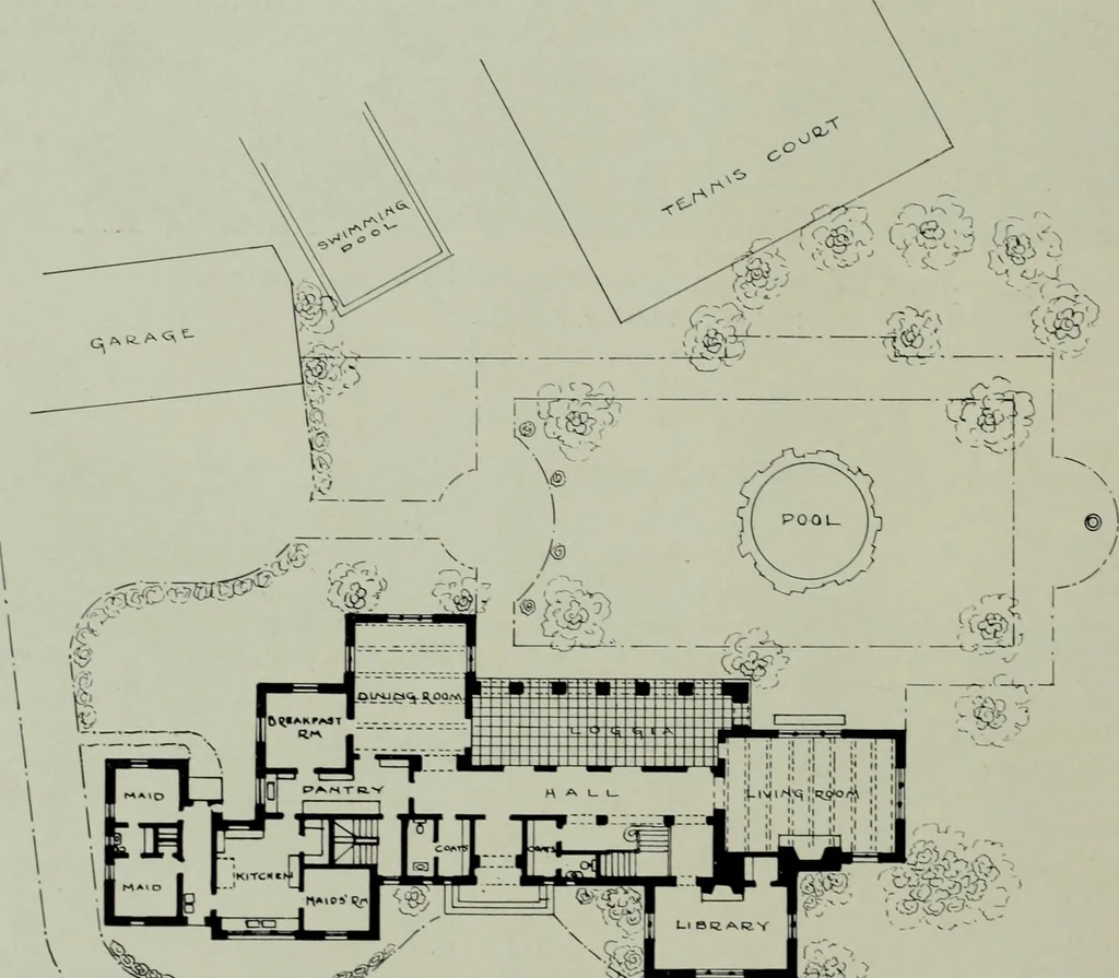 An illustration from Architect and engineer, 1905, leaf 221