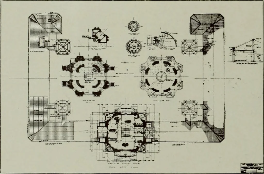An illustration from Architect and engineer, 1905, leaf 235