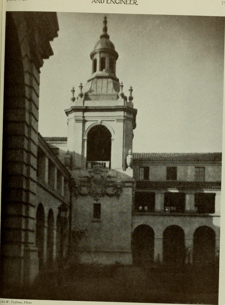 An illustration from Architect and engineer, 1905, leaf 238