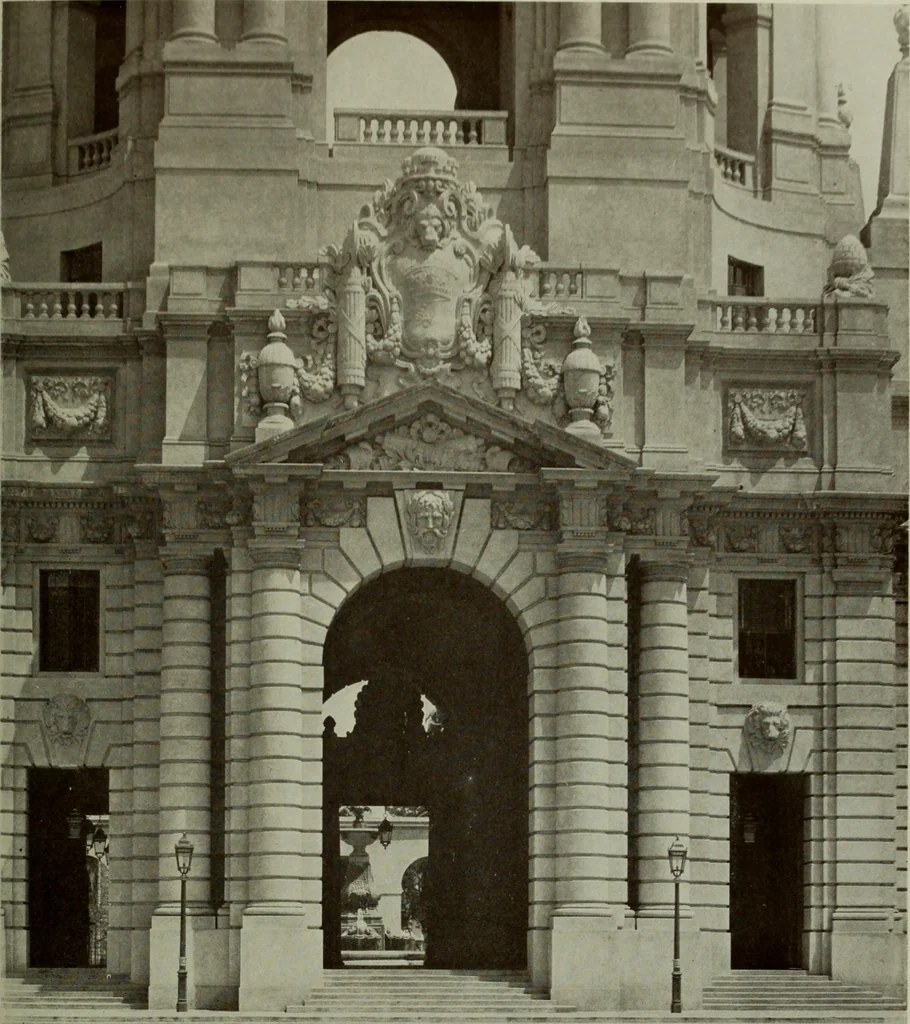 An illustration from Architect and engineer, 1905, leaf 240