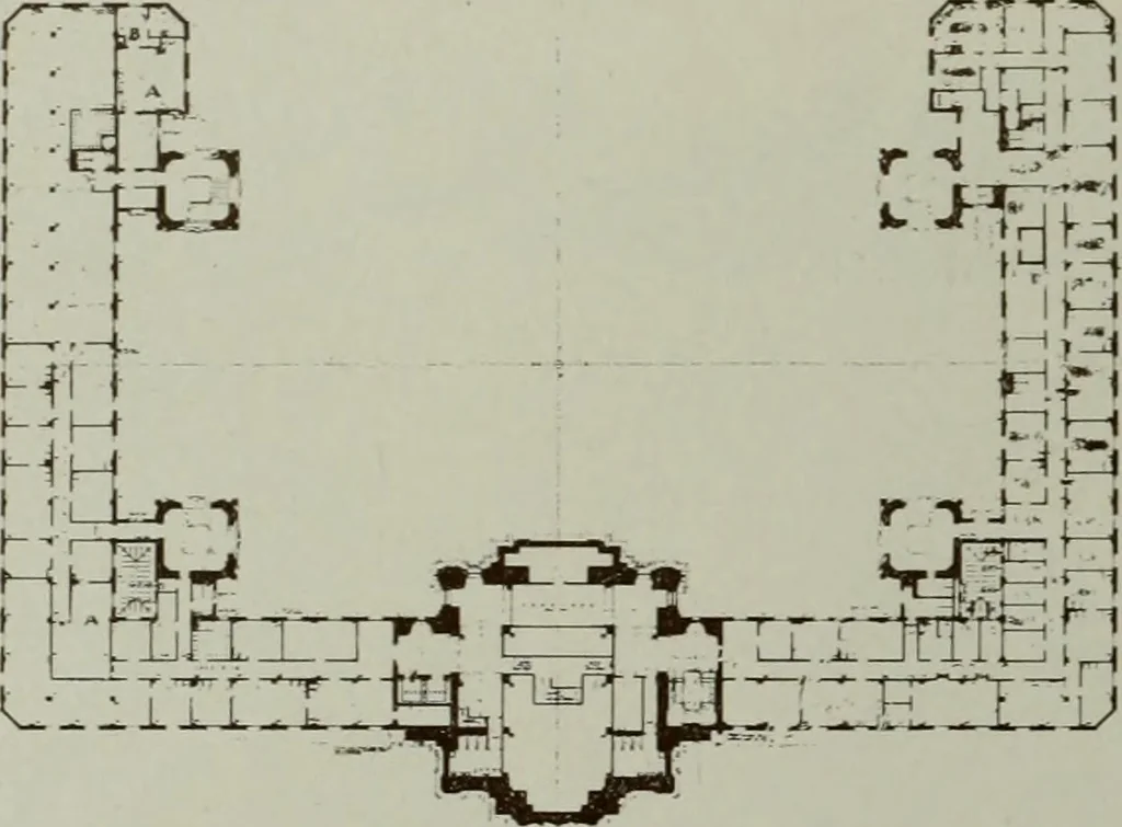An illustration from Architect and engineer, 1905, leaf 245