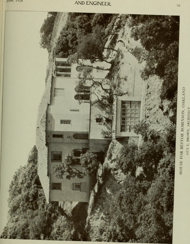 An illustration from Architect and engineer, 1905, leaf 254