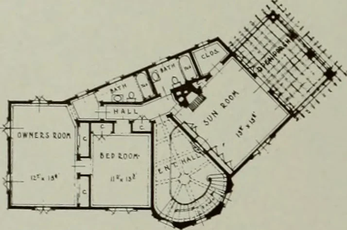 An illustration from Architect and engineer, 1905, leaf 255